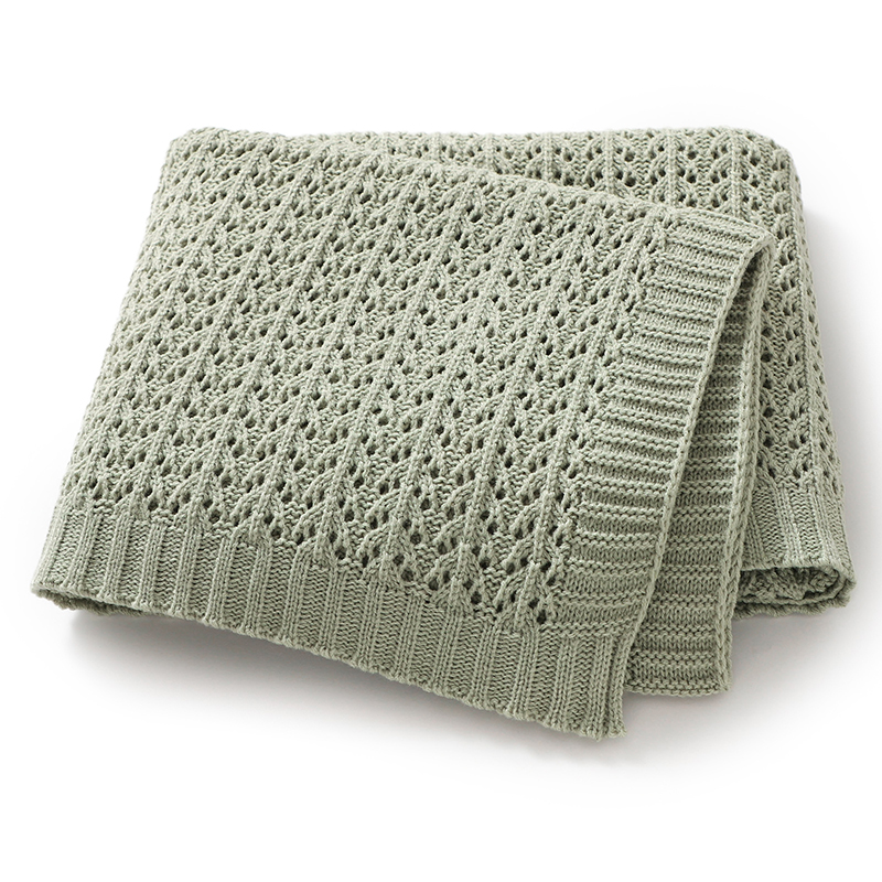 Baby Boy Nursery Quilt - Couvertures d'emmaillotage pour bébé en tricot