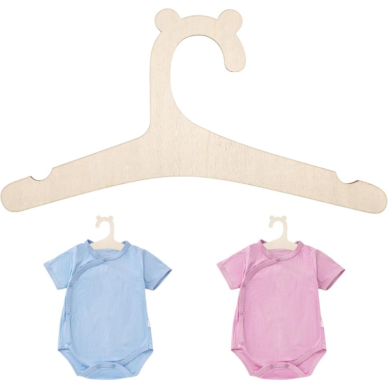 Baby Nursery Girl - Porte-vêtements pour bébé en bois motif