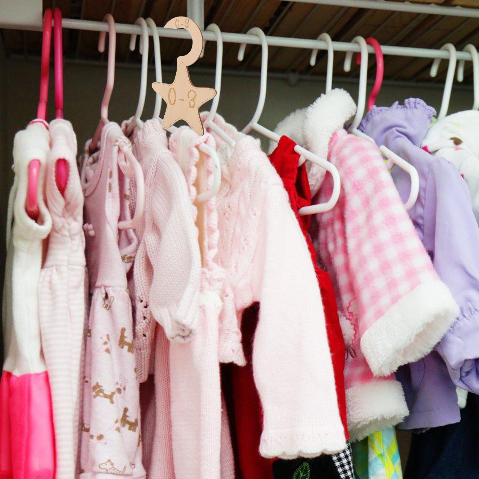Baby Nursery Wardrobe - 7 pièces de séparateurs de placard