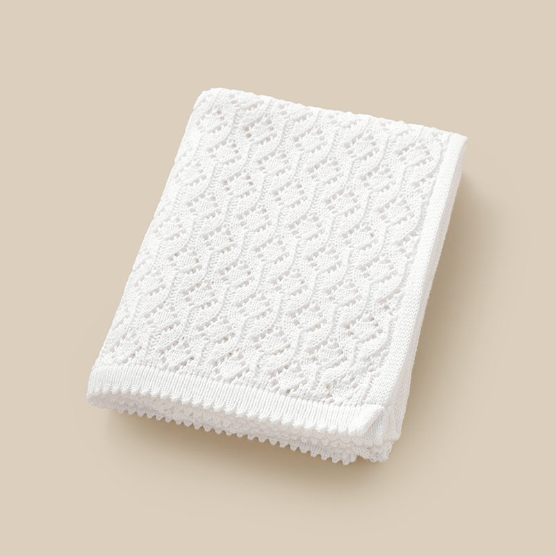 Baby Boy Nursery Quilt - Couvertures tricotées pour bébé 90*70cm, pour