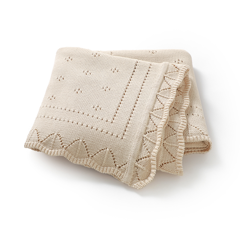 Baby Boy Nursery Quilt - Couvertures pour bébé en coton tricoté