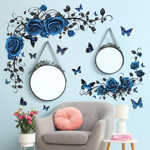 Baby Nursery Plants - Autocollants muraux décoratifs motif papillons et