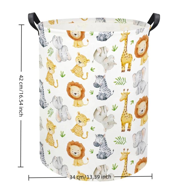 Laundry Hamper Nursery - Panier de rangement pliable en forme