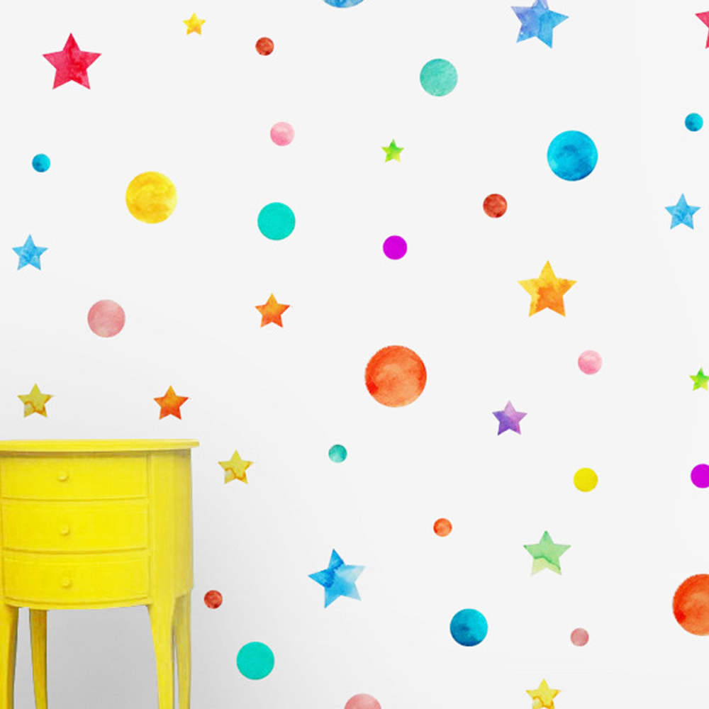Baby Nursery Package - Autocollant mural étoiles pour chambre de