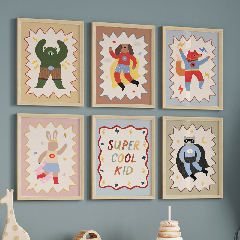 Baby Nursery Posters - Peinture sur toile murale pour chambre