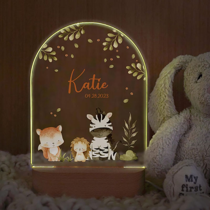 Nom personnalisé bébé veilleus - Baby Nursery Girl avis et prix