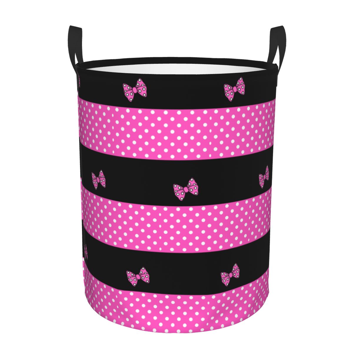 Mir à linge Minnie à pois rose - Laundry Hamper Nursery avis et prix
