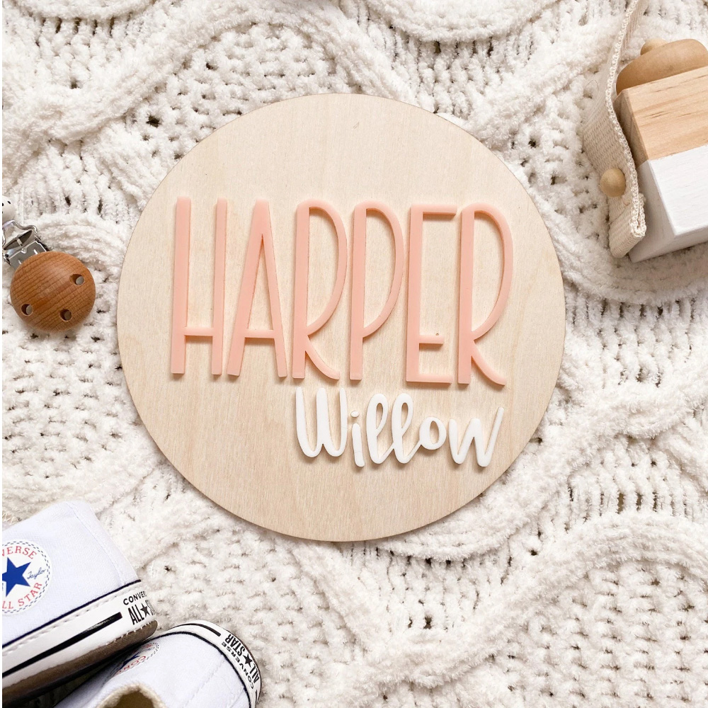 Plaque d'annonce de naissance  - Baby Nursery Decorations avis et prix