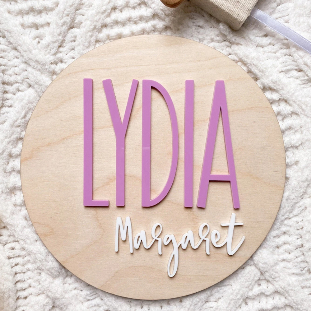 Plaque d'annonce de naissance  - Baby Nursery Decorations avis et prix