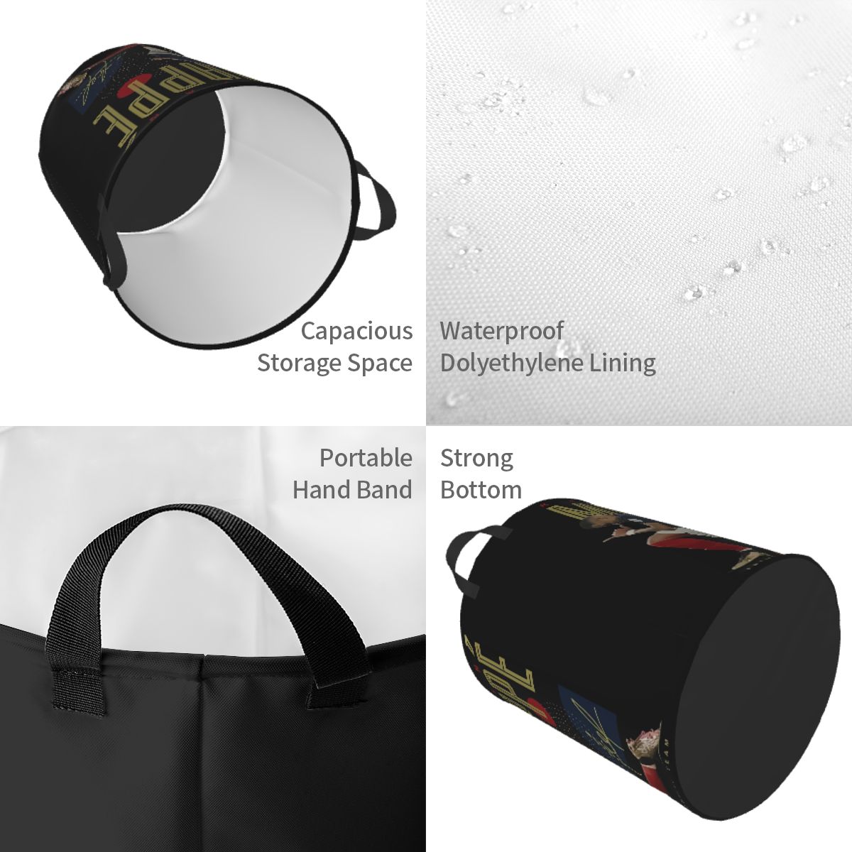 Mir à linge pliable personnali - Laundry Hamper Nursery avis et prix