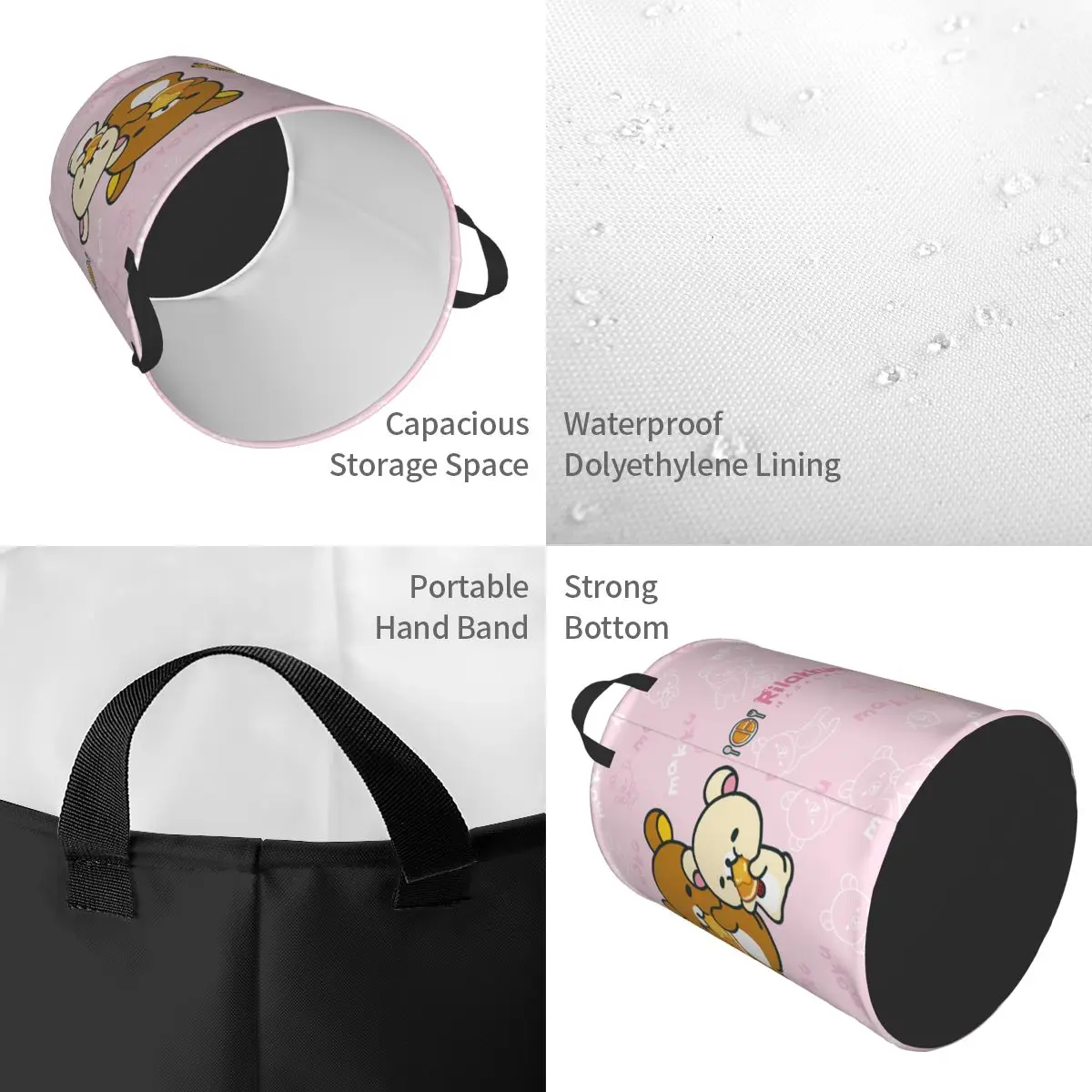 Kawaii dessin animé Rilakkuma  - Laundry Hamper Nursery avis et prix