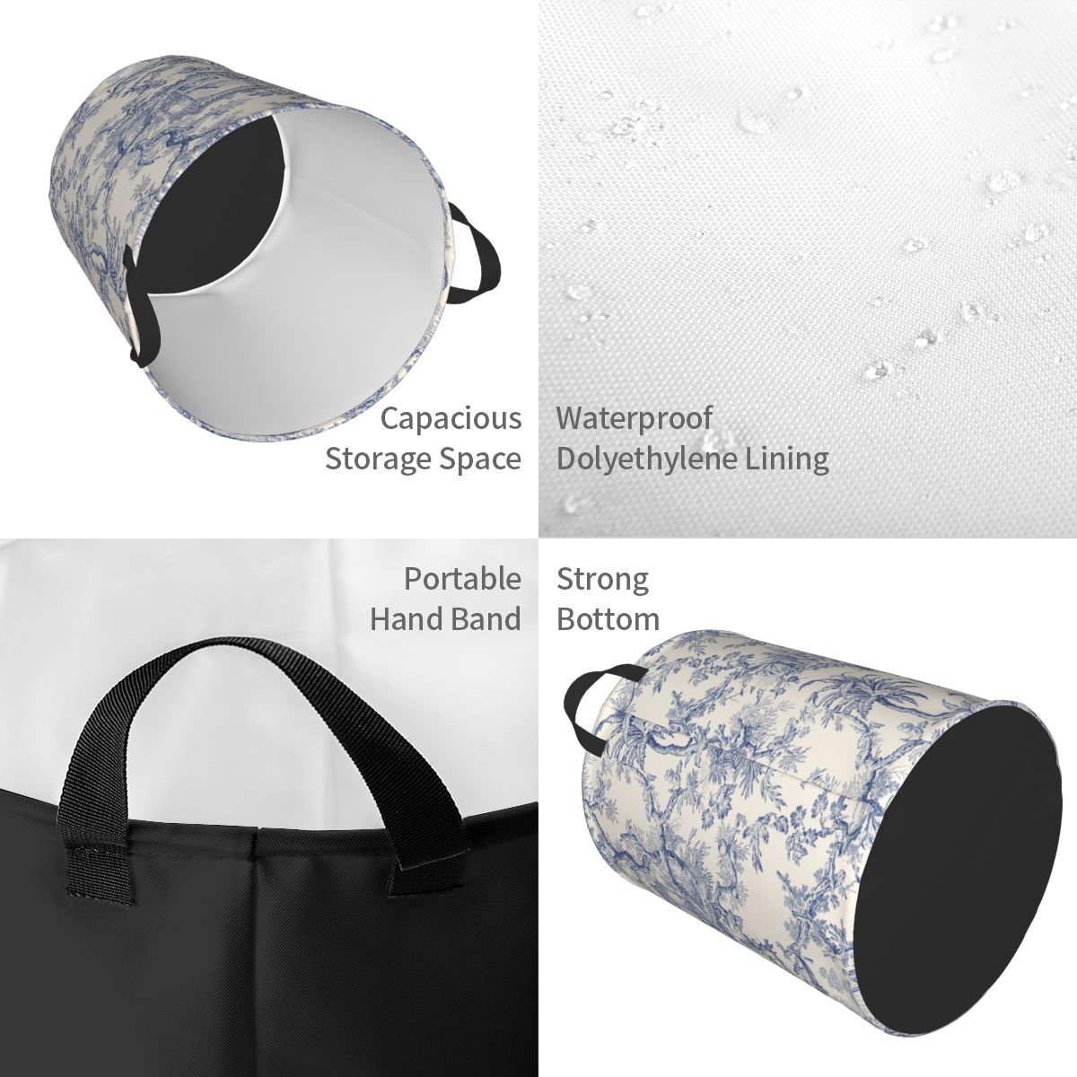 Panier à linge pliable à Motif - Laundry Hamper Nursery avis et prix