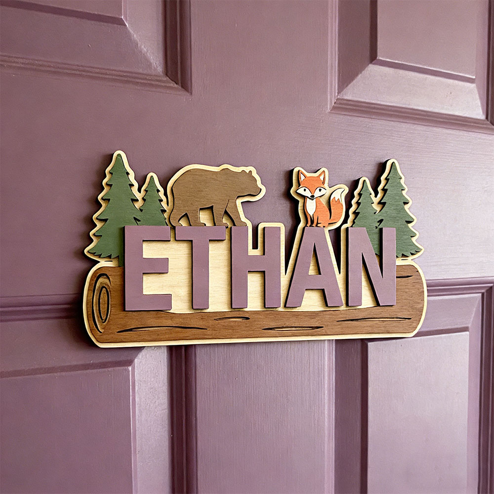 Plaque en bois personnalisée a - Baby Nursery Decorations avis et prix