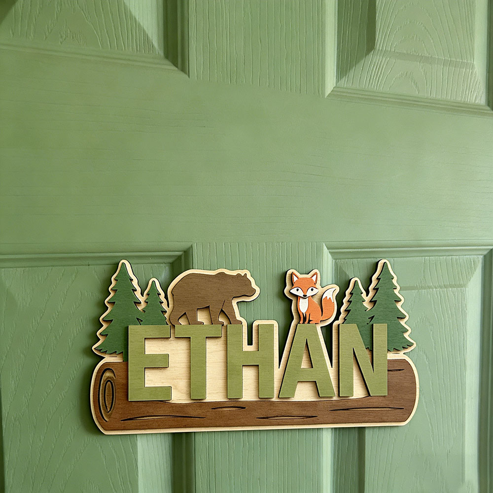 Plaque en bois personnalisée a - Baby Nursery Decorations avis et prix