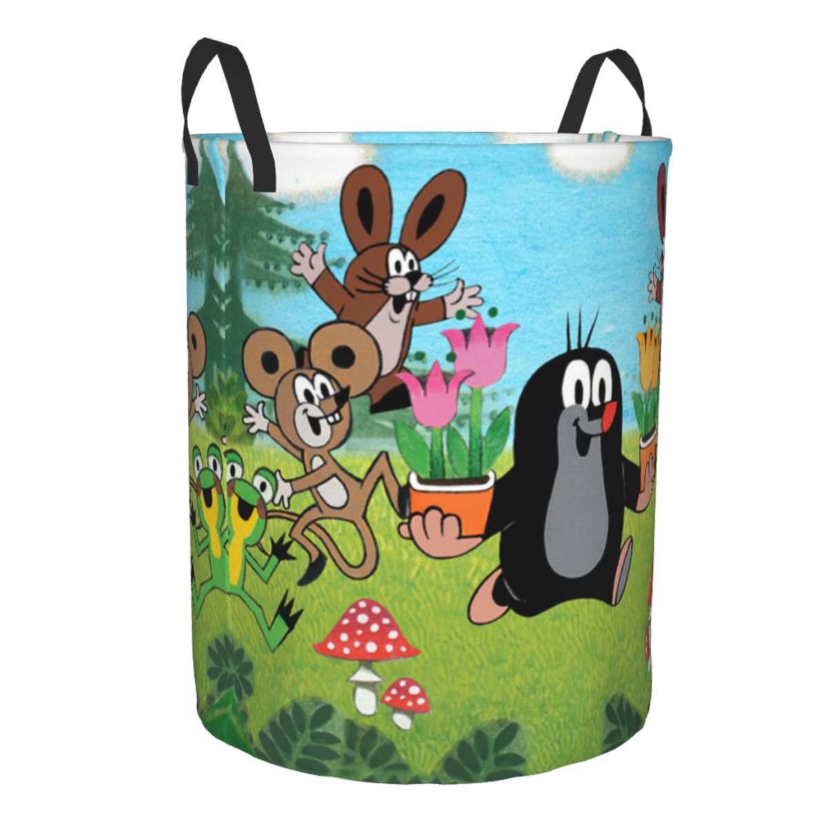 Mir à linge pliable Happy Mole - Laundry Hamper Nursery avis et prix