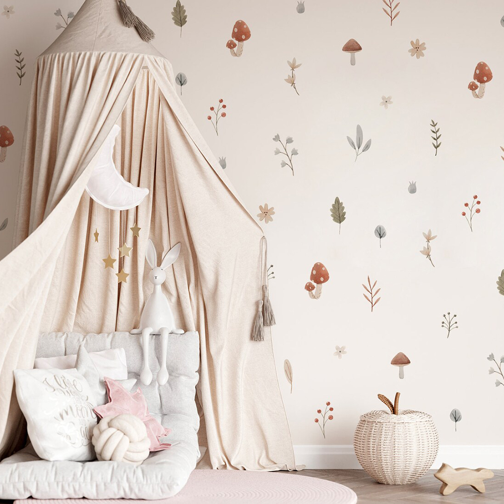 Boho dessin animé champignon b - Baby Nursery Package avis et prix