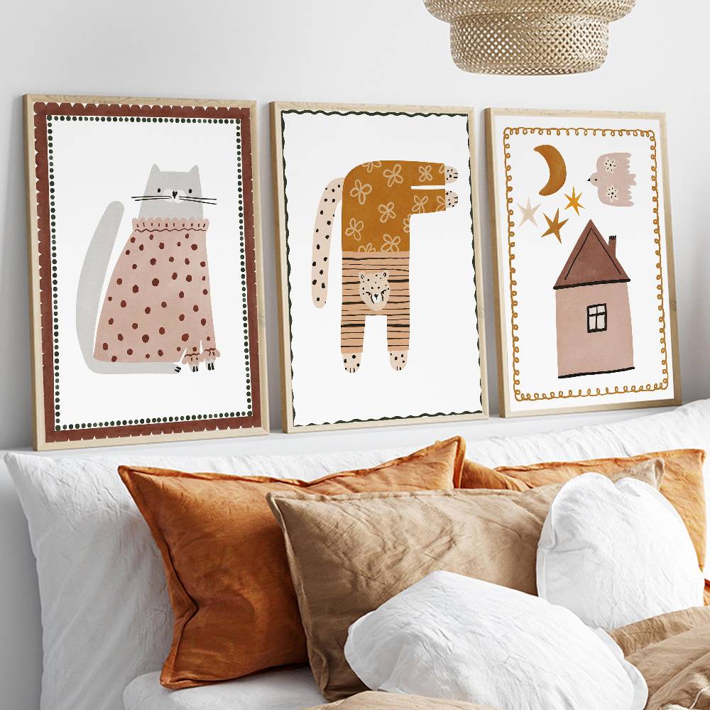 Affiche murale neutre style bo - Baby Nursery Wallpaper Neutral avis et prix