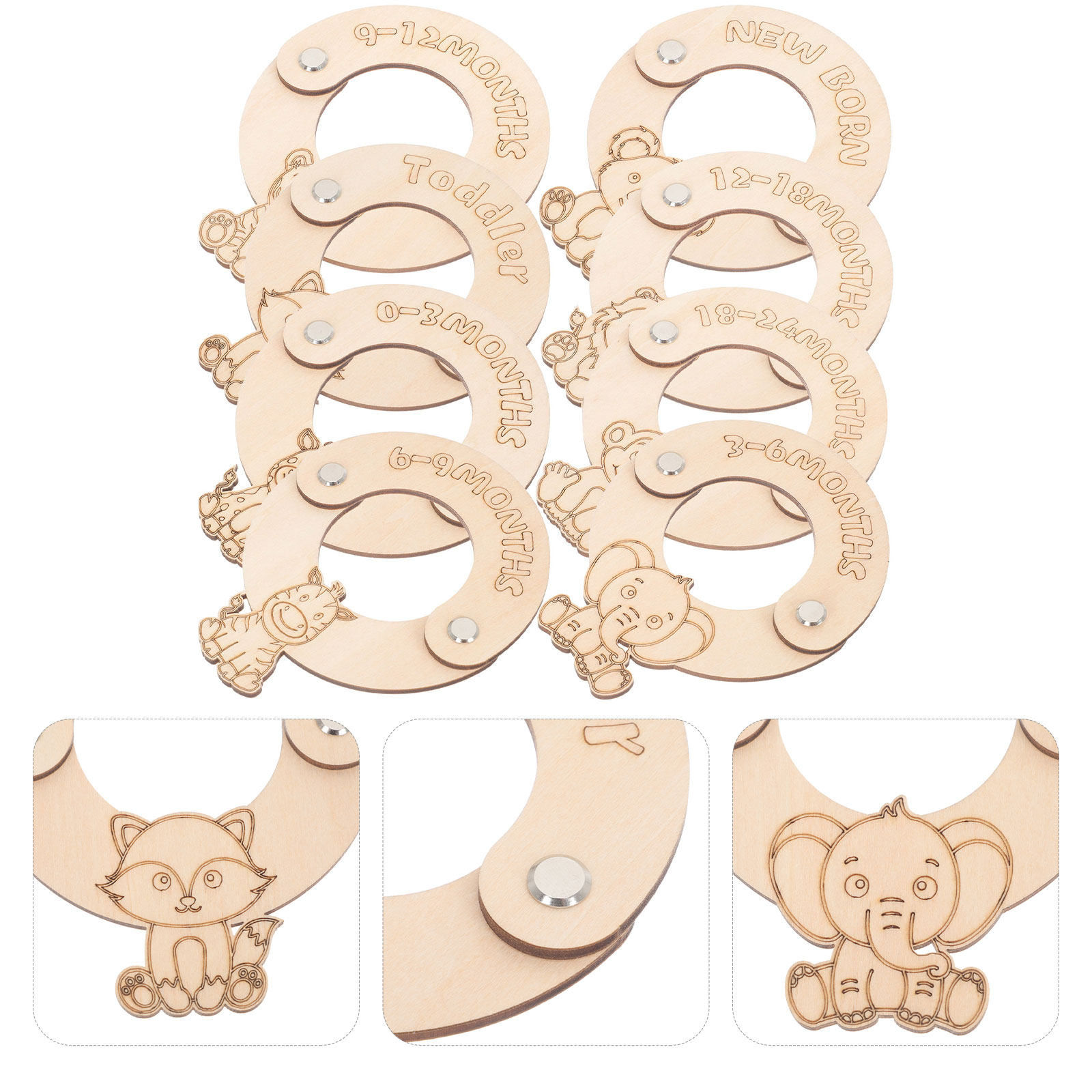 8 pièces de séparateurs de tai - Baby Nursery Wardrobe avis et prix