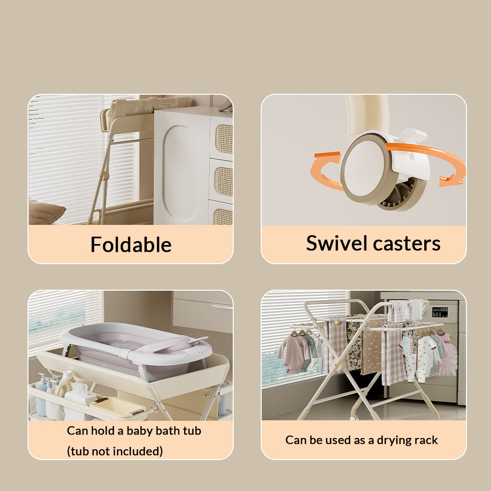 Table à langer pour bébé avec  - Baby Nursery Wardrobe avis et prix