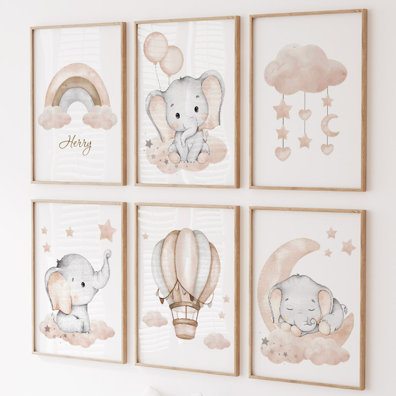 Toile d'Art Mural en Forme d'É - Baby Nursery Posters avis et prix