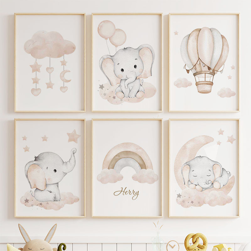 Toile d'Art Mural en Forme d'É - Baby Nursery Posters avis et prix