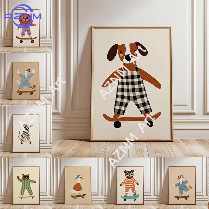 Affiche de skateboard amusante - Baby Nursery Posters avis et prix