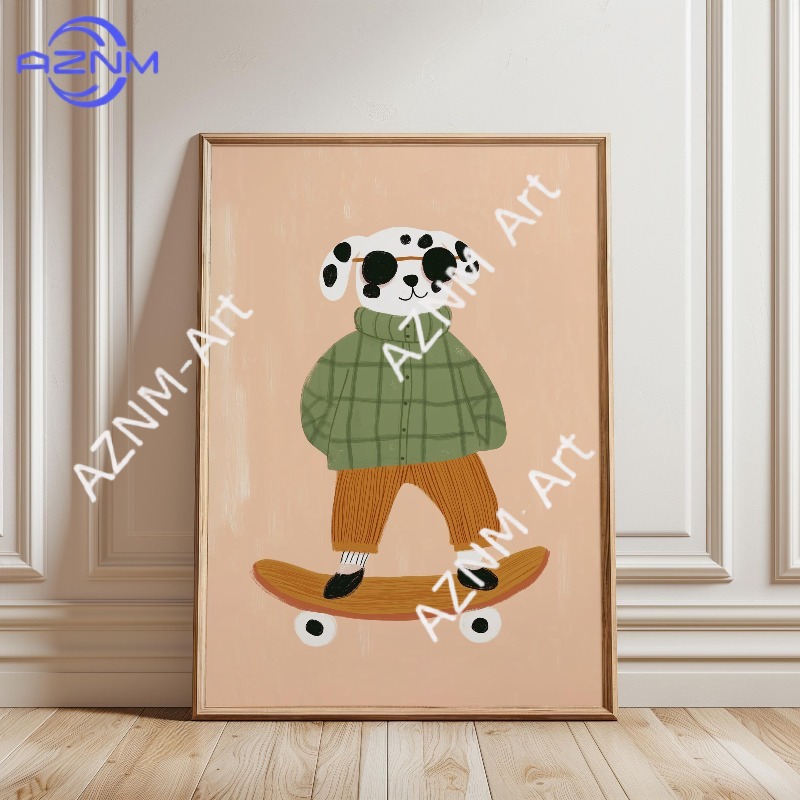 Affiche de skateboard amusante - Baby Nursery Posters avis et prix