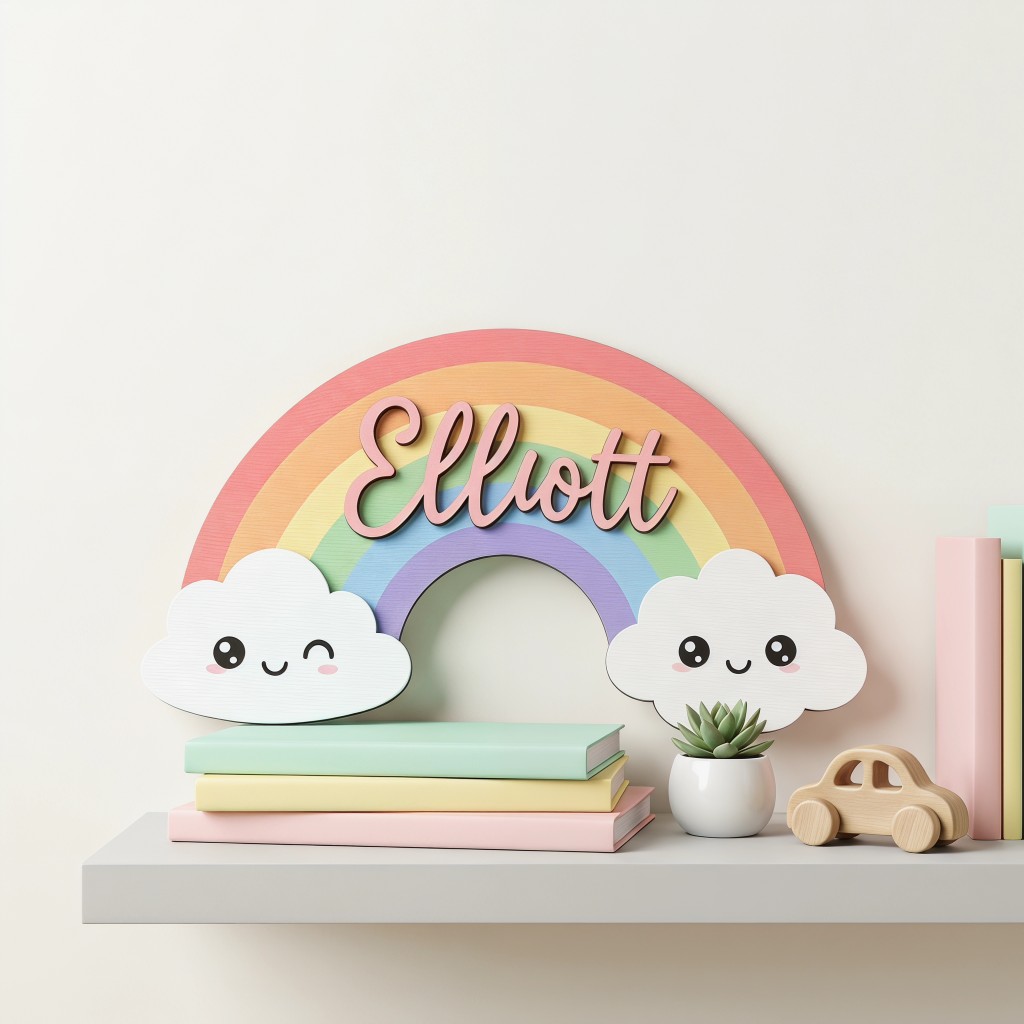 1 pièce Plaque nominative en b - Baby Nursery Decorations avis et prix